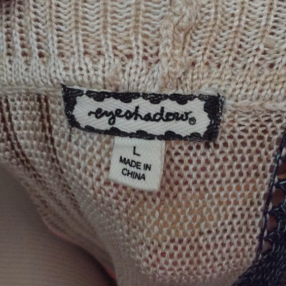 Juniors Open Front Sweater - Picture 4 of 4